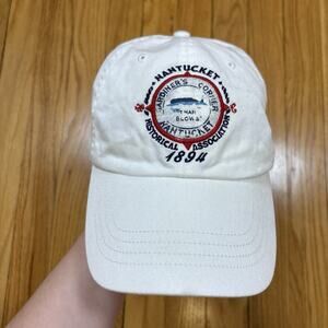 Polo Ralph Lauren Cotton Chino Ball Cap Hat White Nantucket